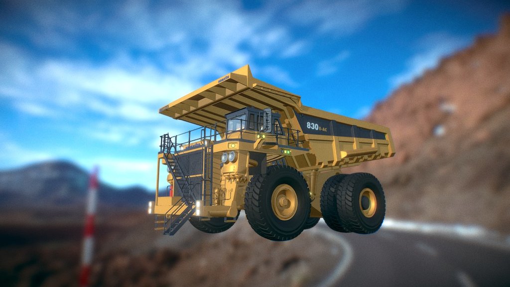 Published by 3ds Max - Dumper truck low poly - 3D model by LYC (@joelyons) 3d model