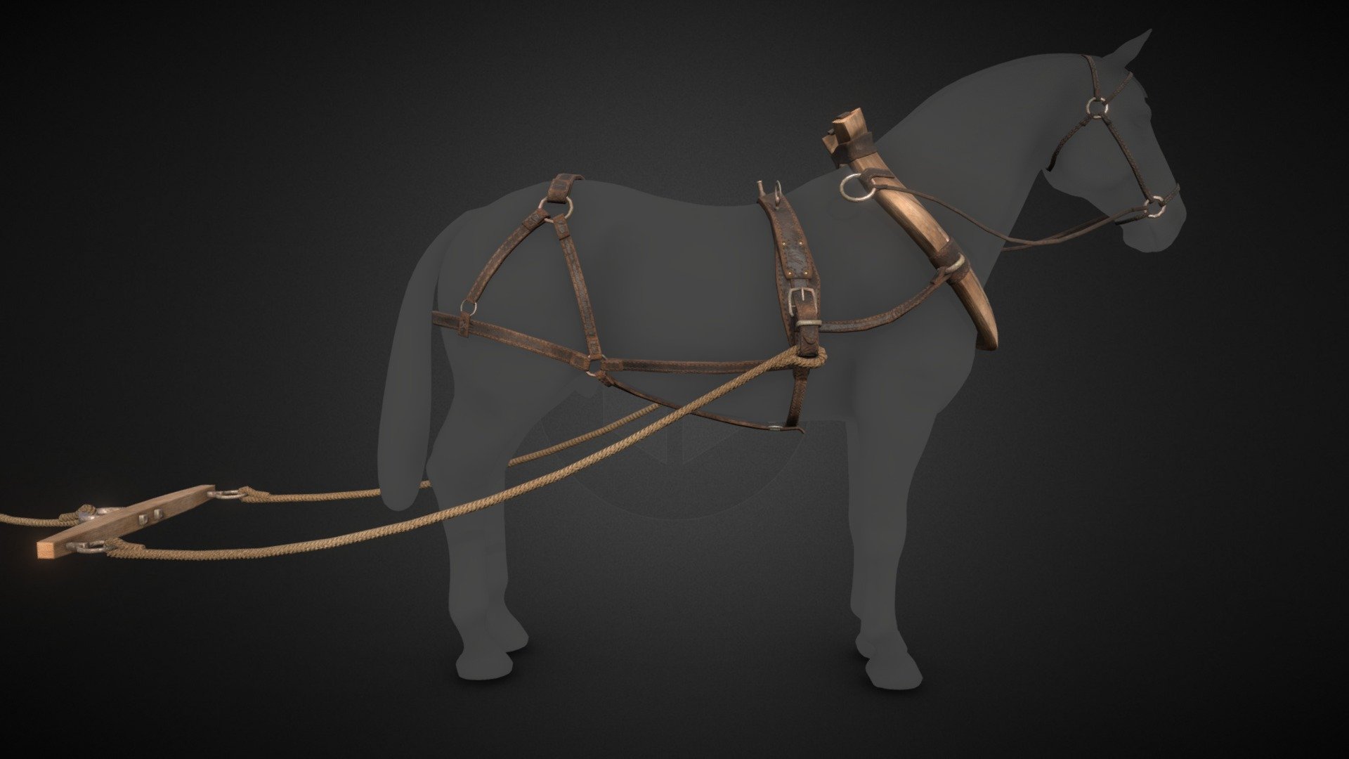 Horse - 3D model by onix.unity 3d model