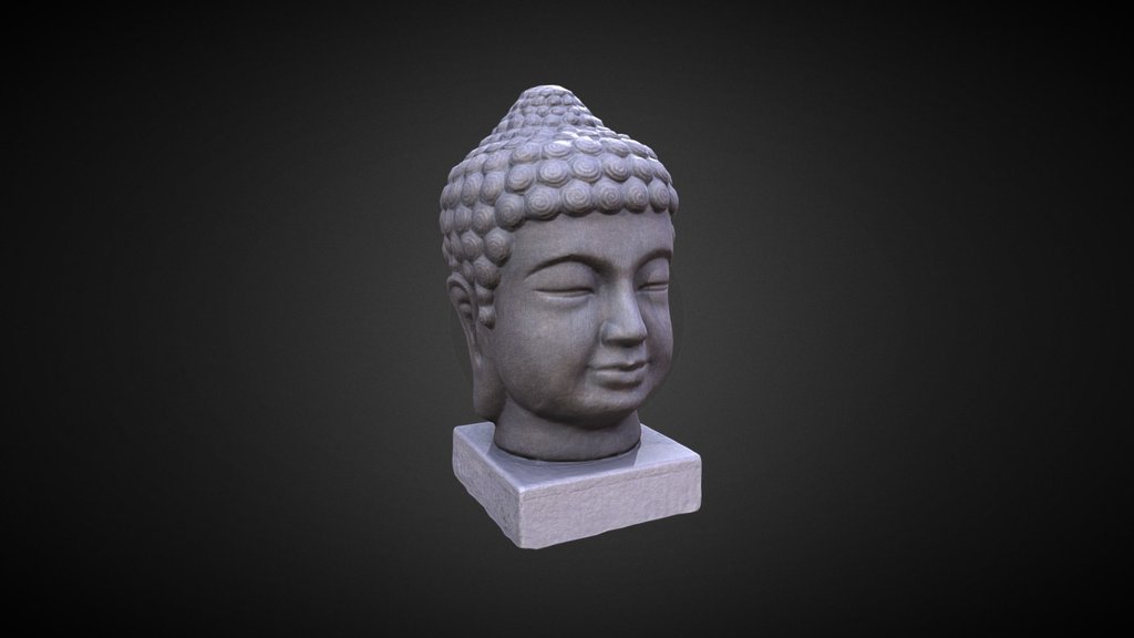 Published by 3ds Max - Buddha Head - Download Free 3D model by Francesco Coldesina (@topfrank2013) 3d model