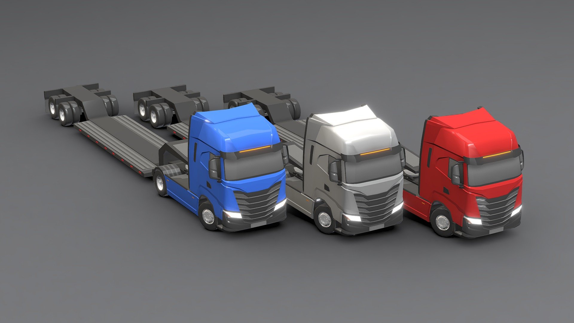 Iveco Truck 2023 Low-poly 3D.




You can use these models in any game and project.




This model is made with order and precision.




The color of the body and wheels can be changed.




Separated parts (body. wheel.Trailers ).




Very low poly.




Average poly count: 21/000 Tris.




Texture size: 128/256 (PNG).




Number of textures: 2.




Number of materials: 2.




format: fbx, obj, 3d max


 - Iveco Truck 2023 Low-poly 3D - Buy Royalty Free 3D model by Sidra (@Sidramax) 3d model