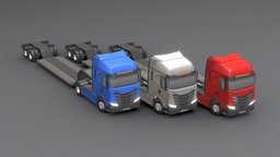 Iveco Truck 2023 Low-poly 3D