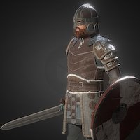 Warrior warrior, wiking, character, game, weapons, man, fantasy