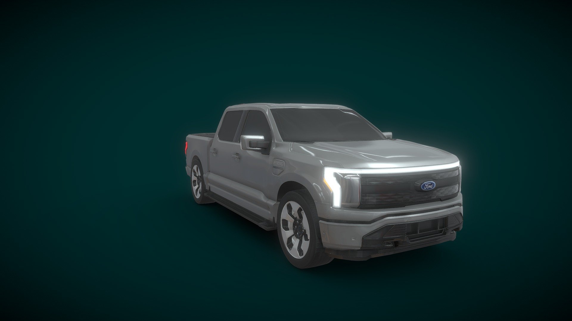 This model was made in blender - Ford F150 Lightning 3D model - 3D model by GabyMGarcia (@gbyamg7) 3d model