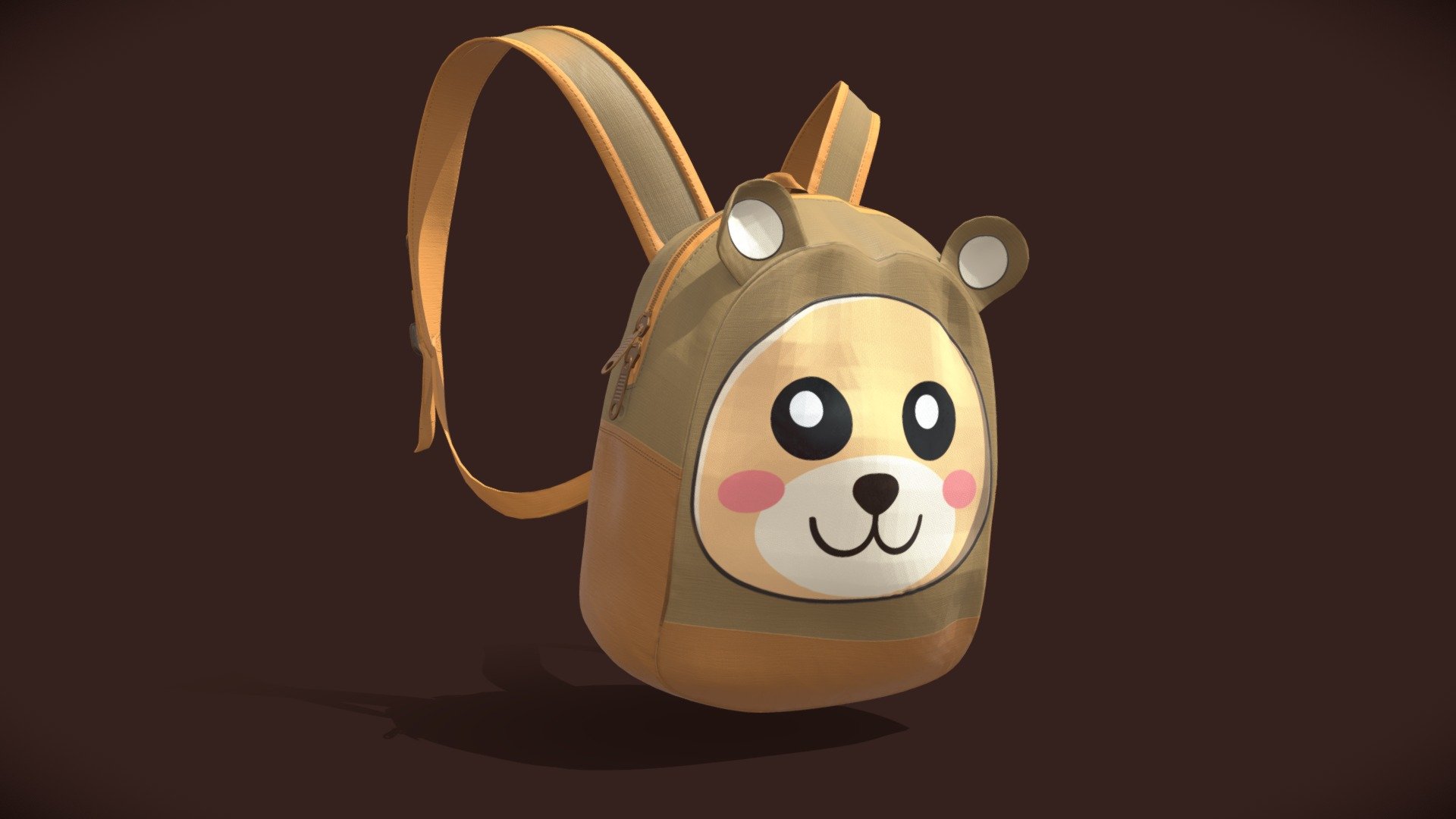 Kid backpack.

Hey ya'll here’s a new asset I created. 
I used Maya for the modelling part and Substance Painter for the textures 3d model