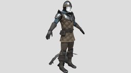 Light Infantry Armor armor, autodesk-maya, character, substance-painter, fantasy