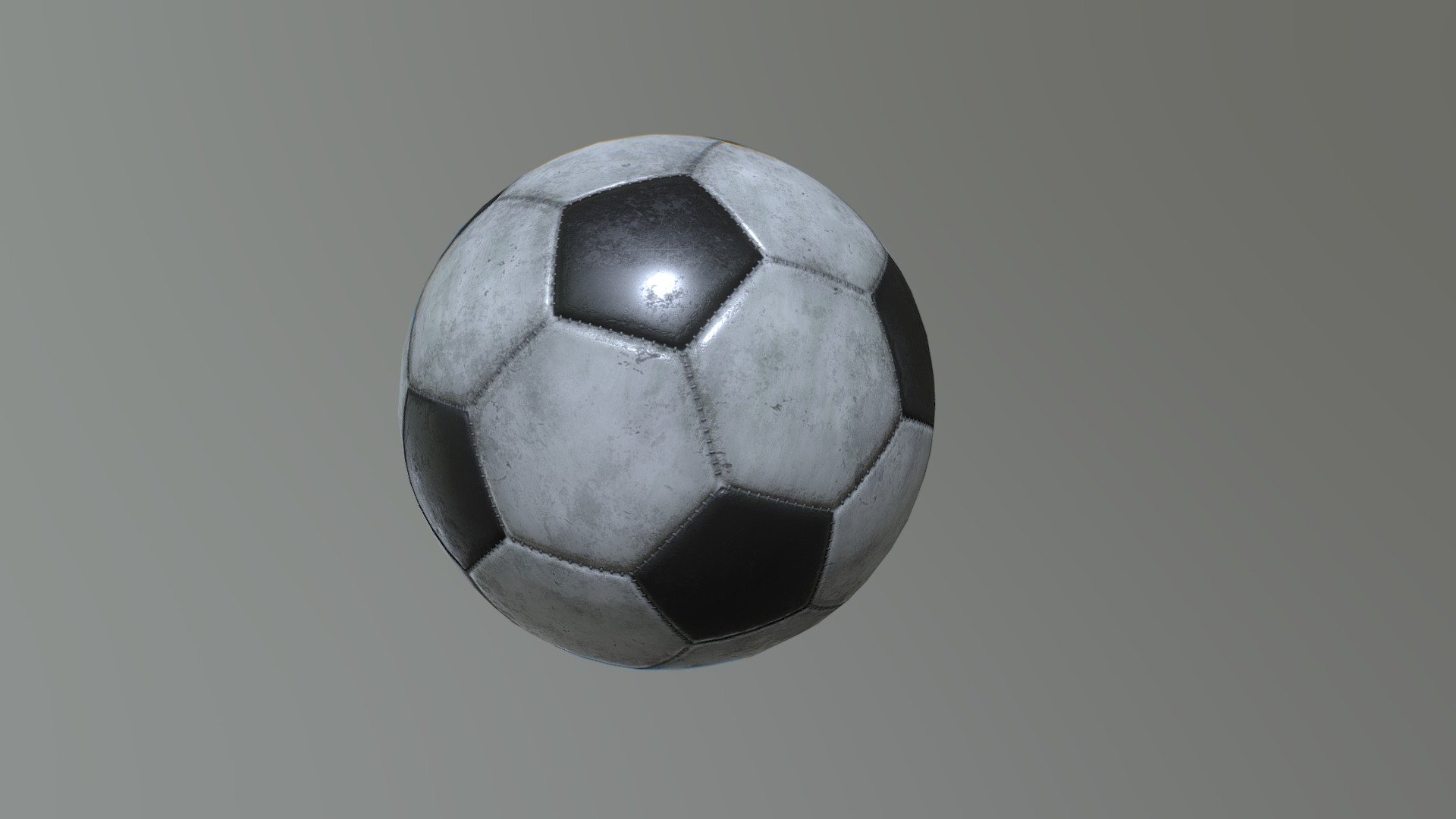 Old Football/Soccerball made with Blender and Substance Painter.
4K texture set
Archive contains:
3 LOD versions
UE4 and Unity textures
.OBJ and .FBX files versions - Football - 3D model by Ronald_RayGun 3d model