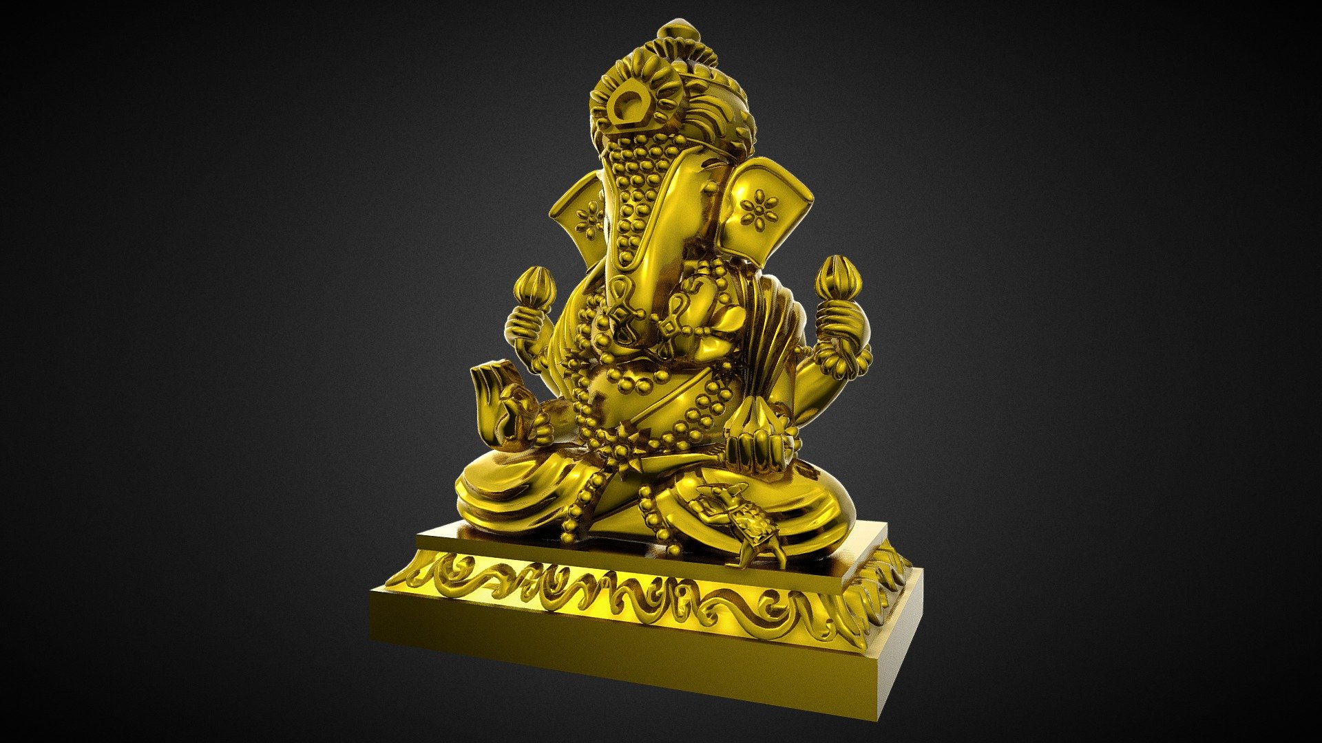Ganesh - Buy Royalty Free 3D model by design ap (@like2019) 3d model