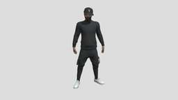 freefire blacktshirt character by pacegaming ff 3dcharacter, free3dmodel, free-download, freemodel, 3dmilling, garena-free-fire, freefire, freefire3dmodels