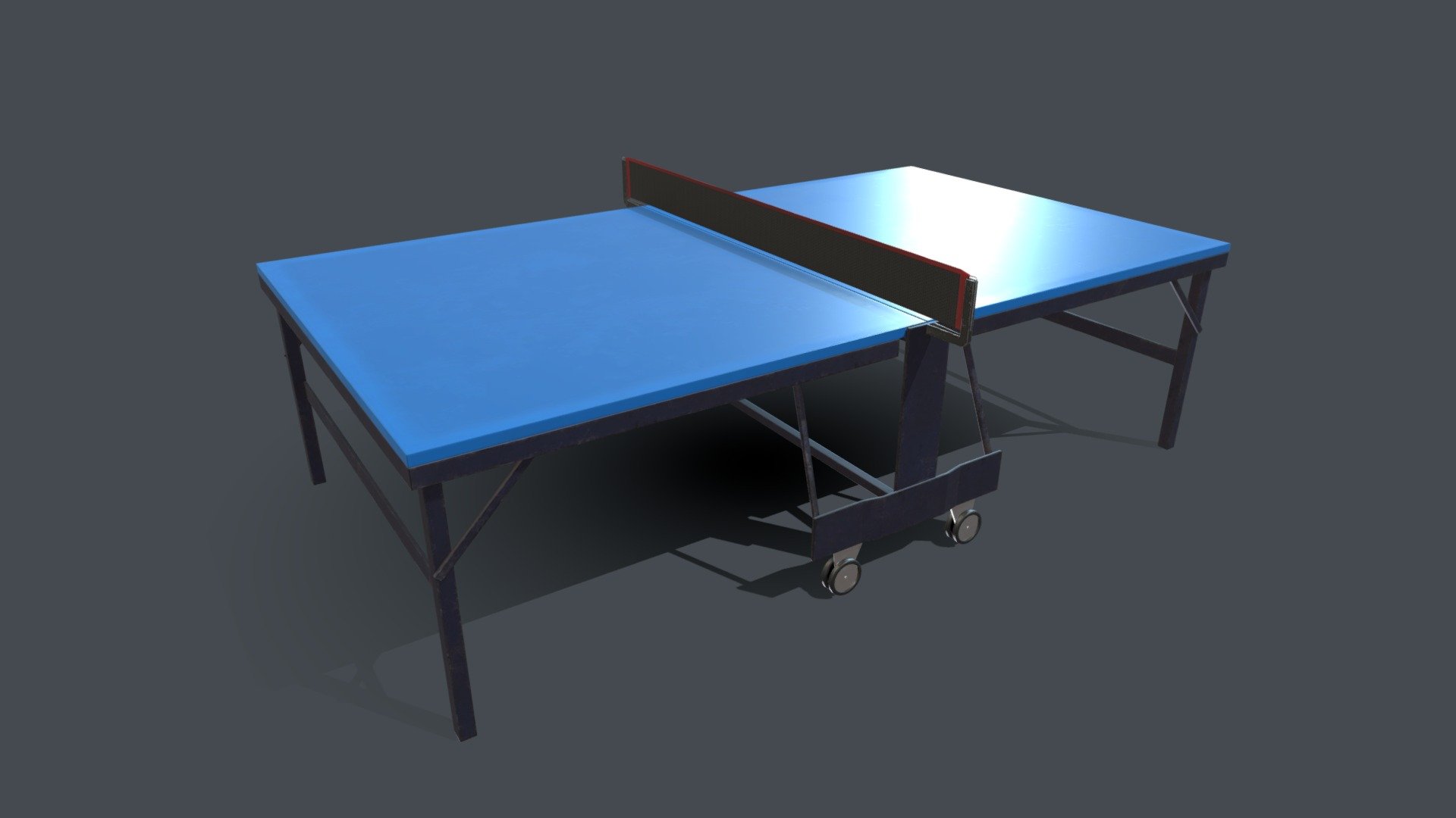 Tennis table - Tennis table - 3D model by AntonYurevich 3d model