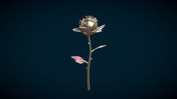 Rose Flower plant, flower, six, floral, lily, art, sculpture