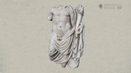 Genius marble, statue, roman, carnuntum, genius