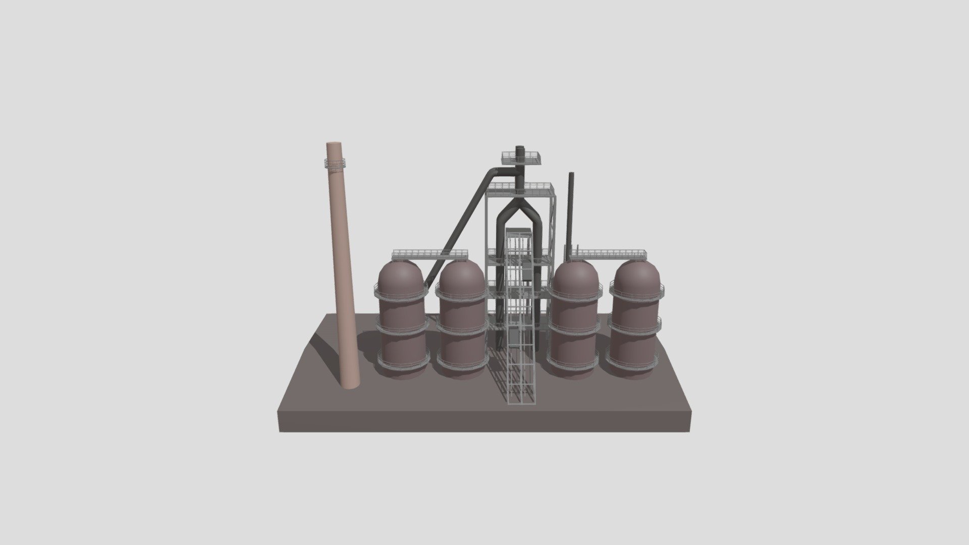 Factory Blocking - Download Free 3D model by zadrutskiy.dmitriy 3d model