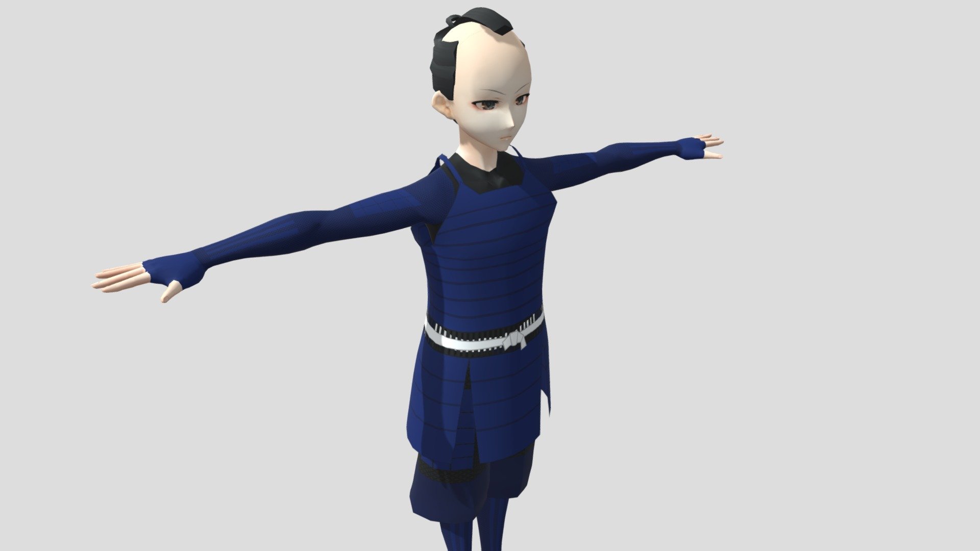 Model preview



This character model belongs to Japanese anime style, all models has been converted into fbx file using blender, users can add their favorite animations on mixamo website, then apply to unity versions above 2019



Character : Samurai

Verts:11773

Tris:18532

Fourteen textures for the character



This package contains VRM files, which can make the character module more refined, please refer to the manual for details



▶Commercial use allowed

▶Forbid secondary sales



Welcome add my website to credit :

Sketchfab

Pixiv

VRoidHub
 - 【Anime Character】Samurai (Unity 3D) - Buy Royalty Free 3D model by 3D動漫風角色屋 / 3D Anime Character Store (@alex94i60) 3d model