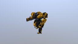 Defender mech, defender, robot
