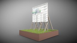 Wooden Billboard for Construction Sites 1