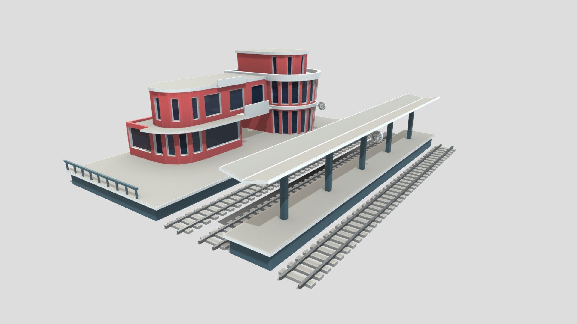 Train Station Stylised game ready low poly 3d model

This model is suitable for use in (game engines, broadcast, high-res film closeups, advertising, animations, visualizations)

FEATURES:

-High-quality polygonal model
-Models resolutions are optimized for polygon efficiency medium poly
-1 set Unwrapped Uvs

TEXTURES

4k color normal metal rough opacity(pbr) - Stylised Train Station - Buy Royalty Free 3D model by Pbr_Studio (@pbr.game.ready) 3d model