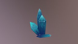 Icy Crystals icy, ice, crystals, handpainted, low_poly, asset, lowpoly