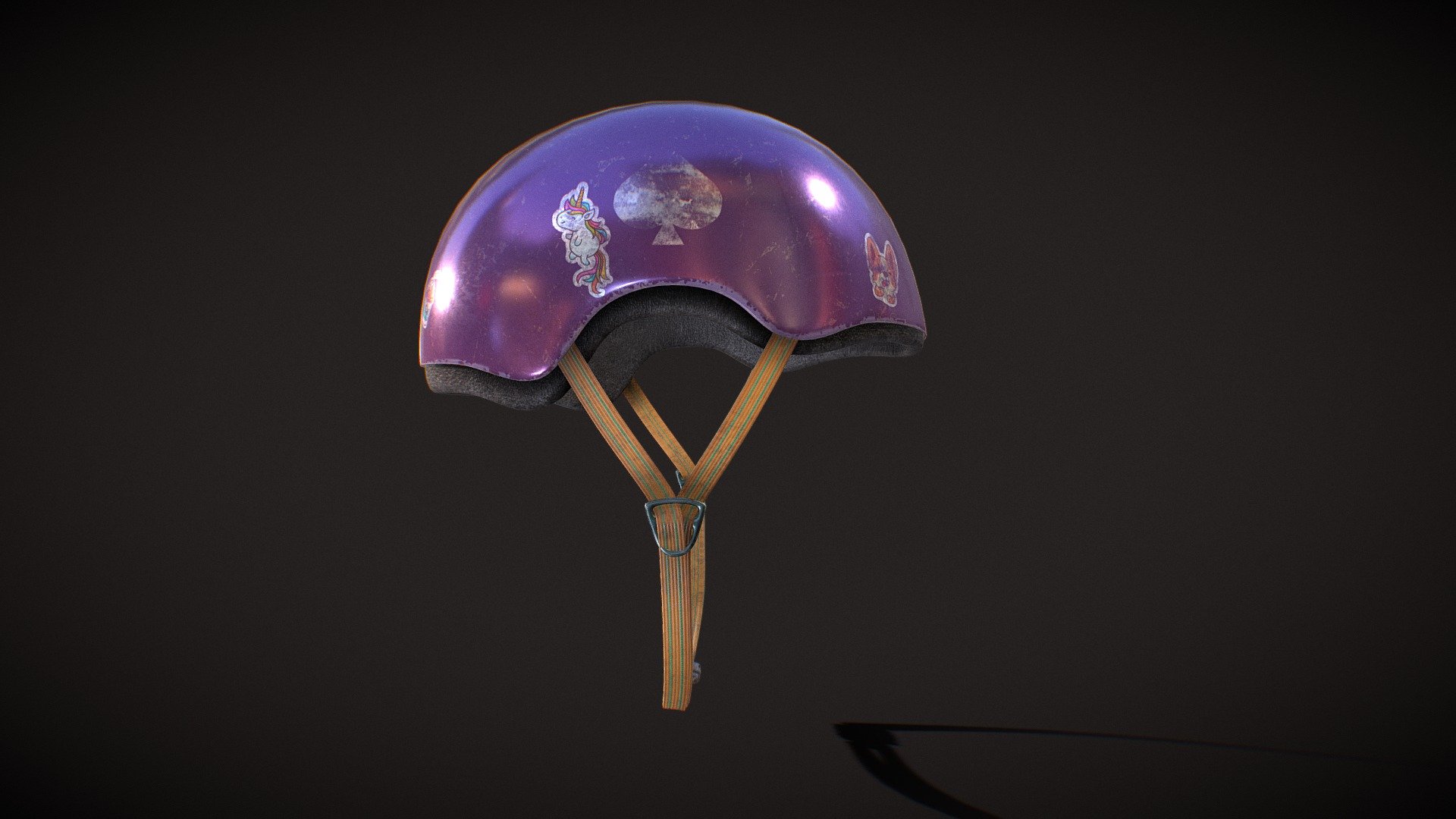 Prueba texturas 1 - Skate Helmet test - 3D model by roberto_herreratec 3d model