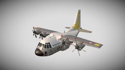 C-130J Mini airplane, transport, hercules, aviation, aircraft, cargo, c-130, military-vehicle, military, plane