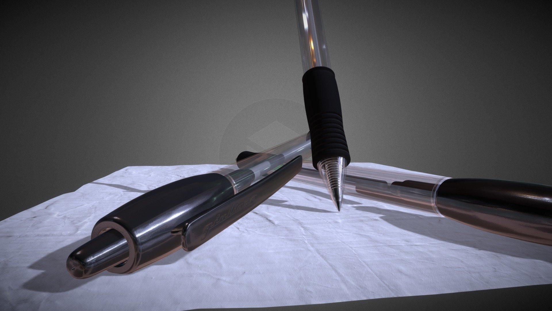 Pens - 3D model by Pilotino 3d model