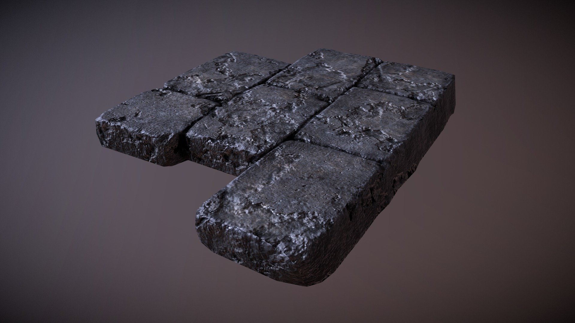 Created with real world image references. Images processed into High Poly model using Autodesk Remake and textured in Substance Painter - Rustic Pavers Set01 Low Poly | Old World - 3D model by deepfielddev 3d model