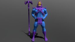 Skeletor Posed skeletor, he-man, gamereadyasset, 3d, model, gameready