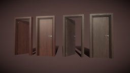 Interior Wood Doors Pack 1 doors, pack, realistic, home, door