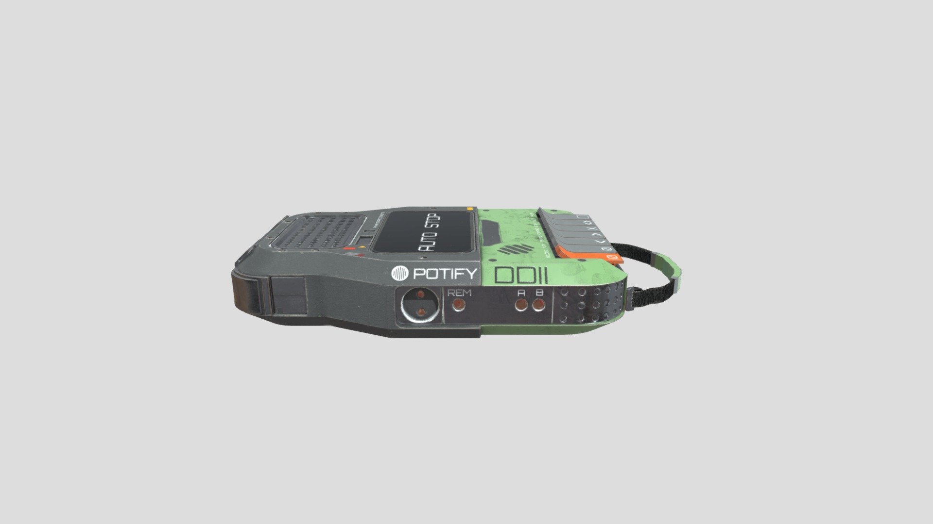 Game-ready model of sci-fi audio player, inspired by sony's walkman player - Sci-fi audio player - Download Free 3D model by Kesenkai 3d model
