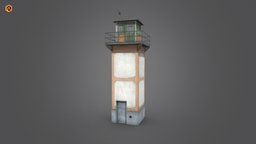 Guard Tower tower, exterior, army, guard, prison, safety, guard-tower, watch-tower, architecture, military, building