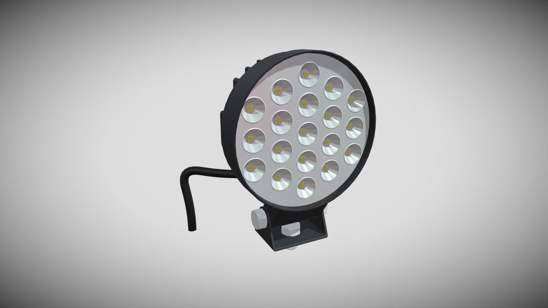 Detailed model of a Circular LED Light Bar, modeled in Cinema 4D.The model was created using approximate real world dimensions.

The model has 31,498 polys and 31,555 vertices.

An additional file has been provided containing the original Cinema 4D project files with both standard and v-ray materials and other 3d export files such as 3ds, fbx and obj 3d model