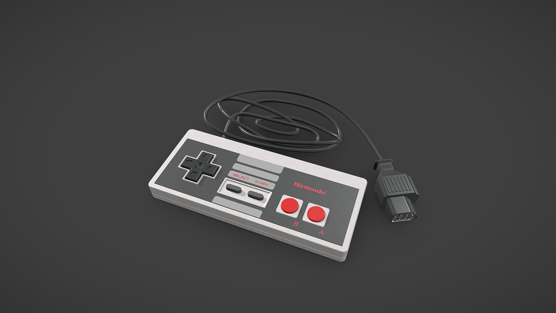 Nintendo Game Controller
This is Nintendo's Game Controller that came out in 1983.
Exactly on the day I was born, which I find pretty funny.




Real World Scaling

UV mapped

Texture Size 4096x4096px


&ndash; Included &ndash;
Datatype




FBX

OBJ

PNG Files




Basecolor 8-Bit

Normal 16-Bit

Roughness 8-Bit

Metallic 8-Bit

DId you have any questions, feel free to contact me! - Nintendo NES Game Controller - Buy Royalty Free 3D model by Ben Berger (@BenBerger) 3d model