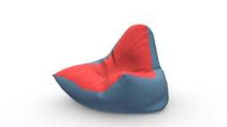 Sacco Bean Bag sofa, assets, armed, bags, unreal, bag, ready, ar, bean, assetstore, sacco, fruniture, unity, game, 3d, lowpoly, chair
