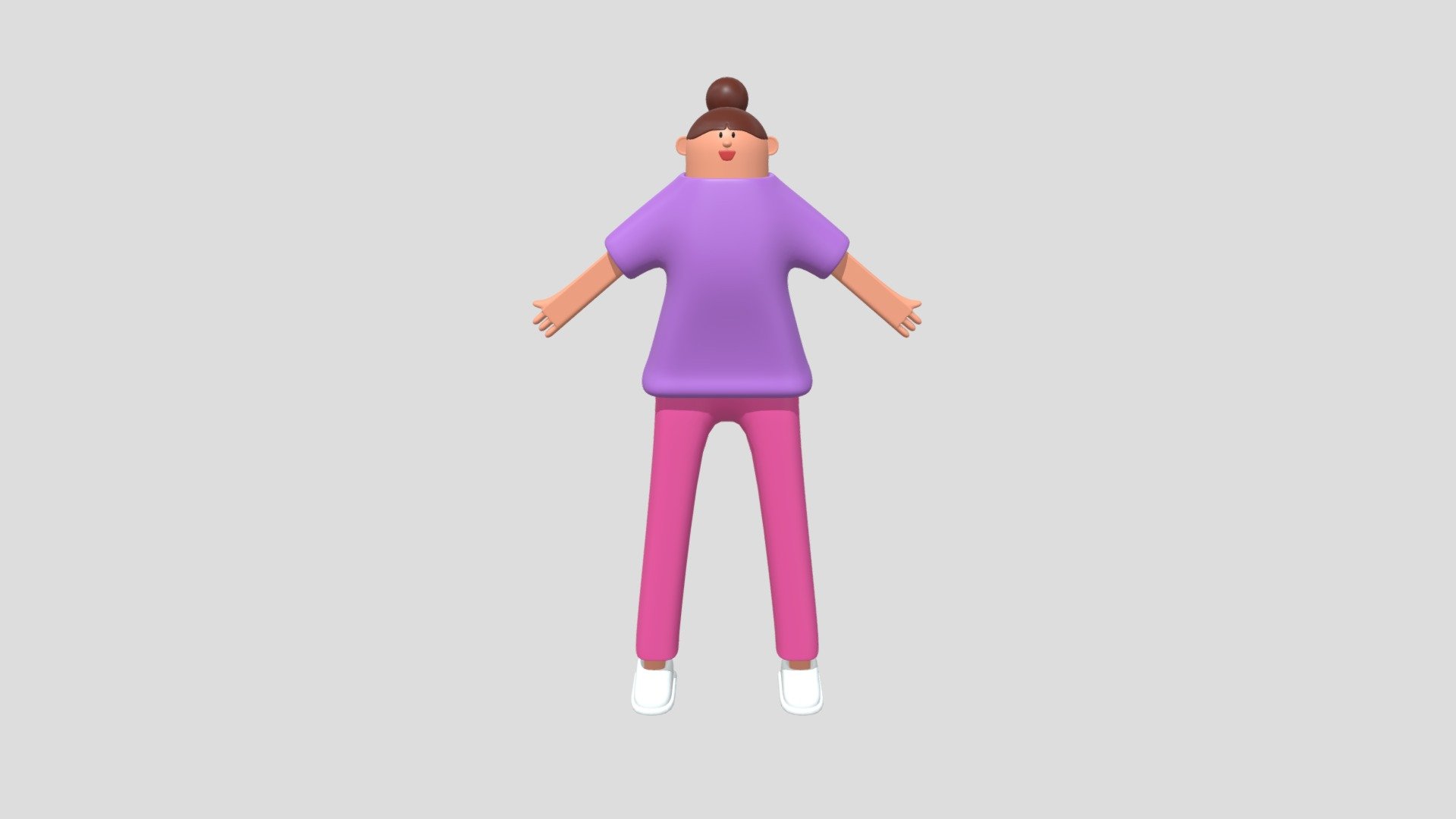 Female - Download Free 3D model by Weiting Ke (@adlib) 3d model