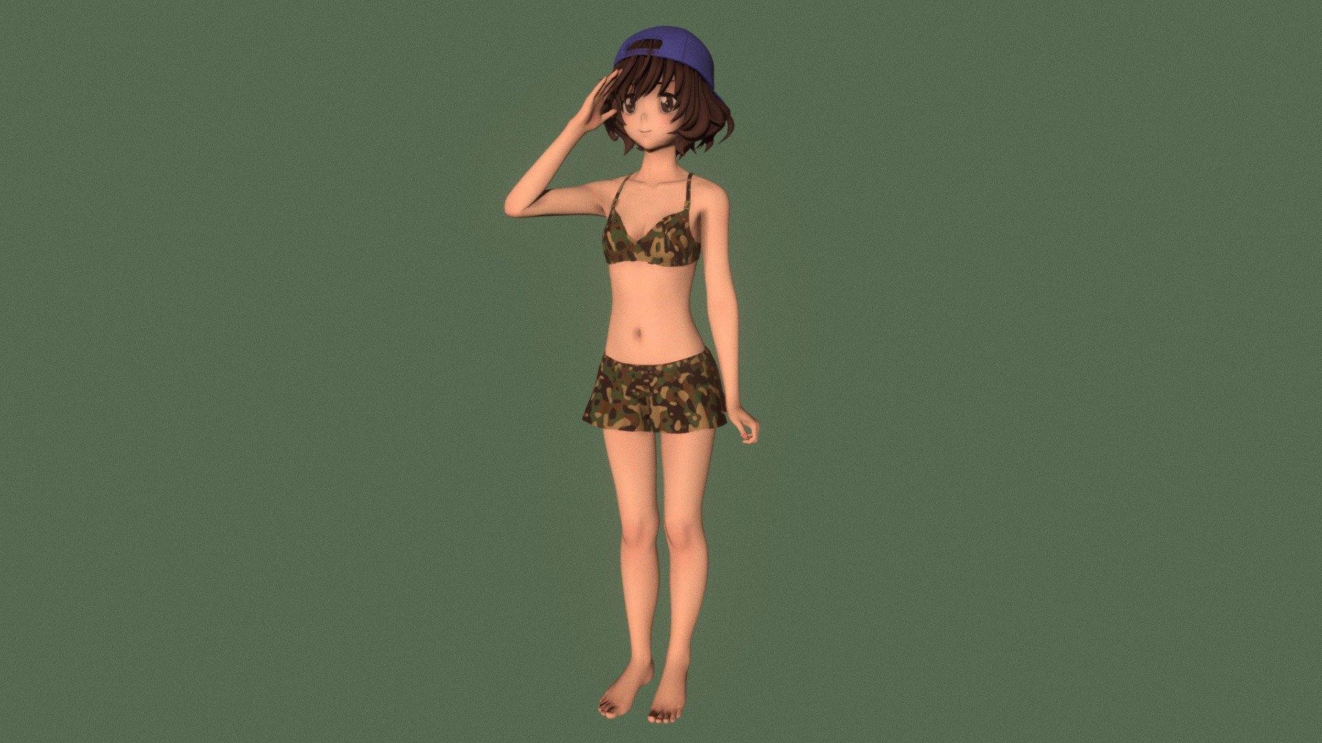 Posed model of anime girl Yukari Akiyama (Girls und Panzer).

This product include .FBX (ver. 7200) and .MAX (ver. 2010) files.

Rigged version: https://sketchfab.com/3d-models/t-pose-rigged-model-of-yukari-akiyama-6d56348e3d36430ba87946b84671b22b

I support convert this 3D model to various file formats: 3DS; AI; ASE; DAE; DWF; DWG; DXF; FLT; HTR; IGS; M3G; MQO; OBJ; SAT; STL; W3D; WRL; X.

You can buy all of my models in one pack to save cost: https://sketchfab.com/3d-models/all-of-my-anime-girls-c5a56156994e4193b9e8fa21a3b8360b

And I can make commission models.

If you have any questions, please leave a comment or contact me via my email 3d.eden.project@gmail.com 3d model