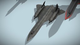 Lockheed SR-71 Blackbird lowpoly military jet stealth, airplane, fighter, sr-71, attack, blackbird, aircraft, jet, reconnaissance, lockheed, supersonic, vehicle, lowpoly, military, gameasset, plane