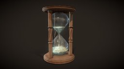 Hourglass clock, hourglass, hourglass-sand-timer, antique-furniture, antique-hourglass