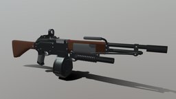 MBAR .45-70 bar, rifle, lmg, assault-rifle, light-machine-gun, whatif