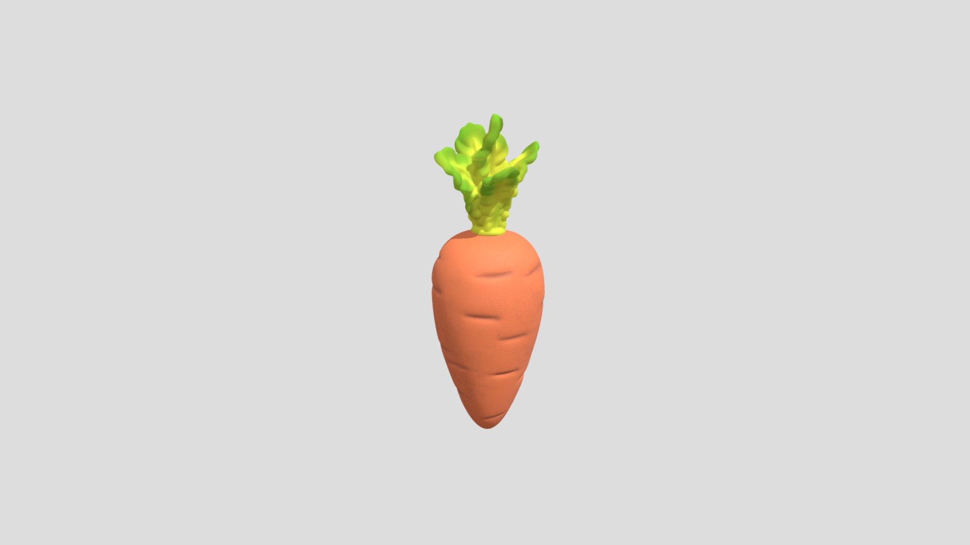 cartoon carrot - carrot - Download Free 3D model by cloud w (@cloudw) 3d model