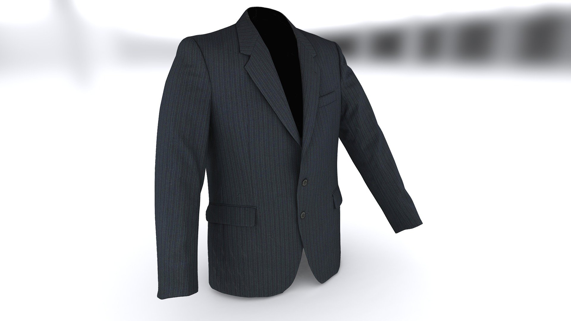 This scan demonstrates the possibilities of using 3D models in fashion as well
The interesting thing about these models is that they are formed as a shell, so that the models can be combined in configurators
The model is part of the suit we scanned.
Suit - Jacket
Suit - Vest
Suit - Shirt
Suit - Pants - Suit - Jacket - Buy Royalty Free 3D model by VRModelFactory 3d model