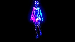 Miss Galaxy body, base, miss, mesh, figure, walking, original, type, galaxy, woman, curvy, pretty, movement, uvmapped, thick, uvunwrapped, thicc, character, modeling, art, texture, model, design, female, digital, animation, animated, rigged, lady, space