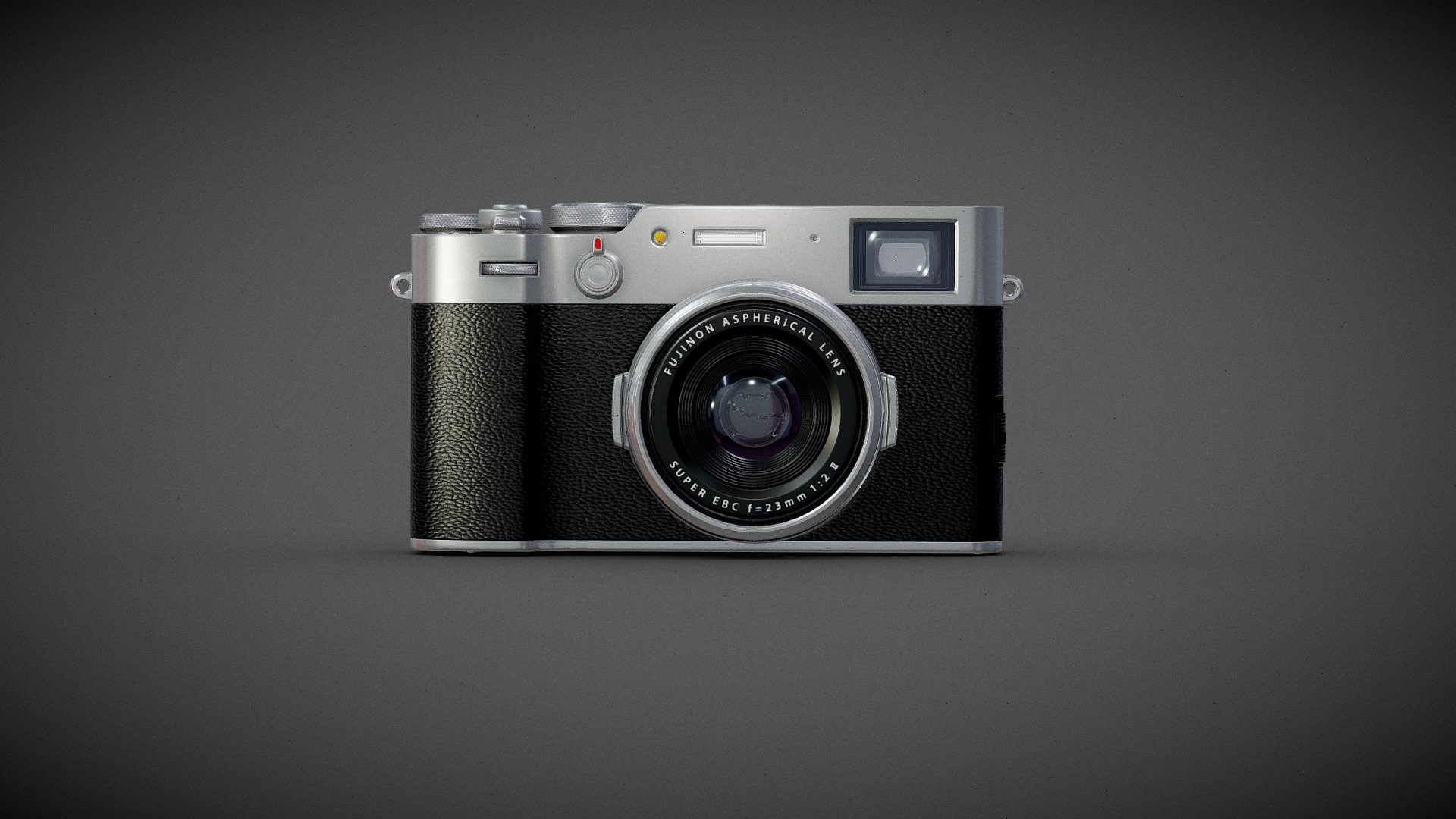 3D model of Fujifilm X100V camera. Modeled in 3ds max / Rendered in Marmoset 3d model