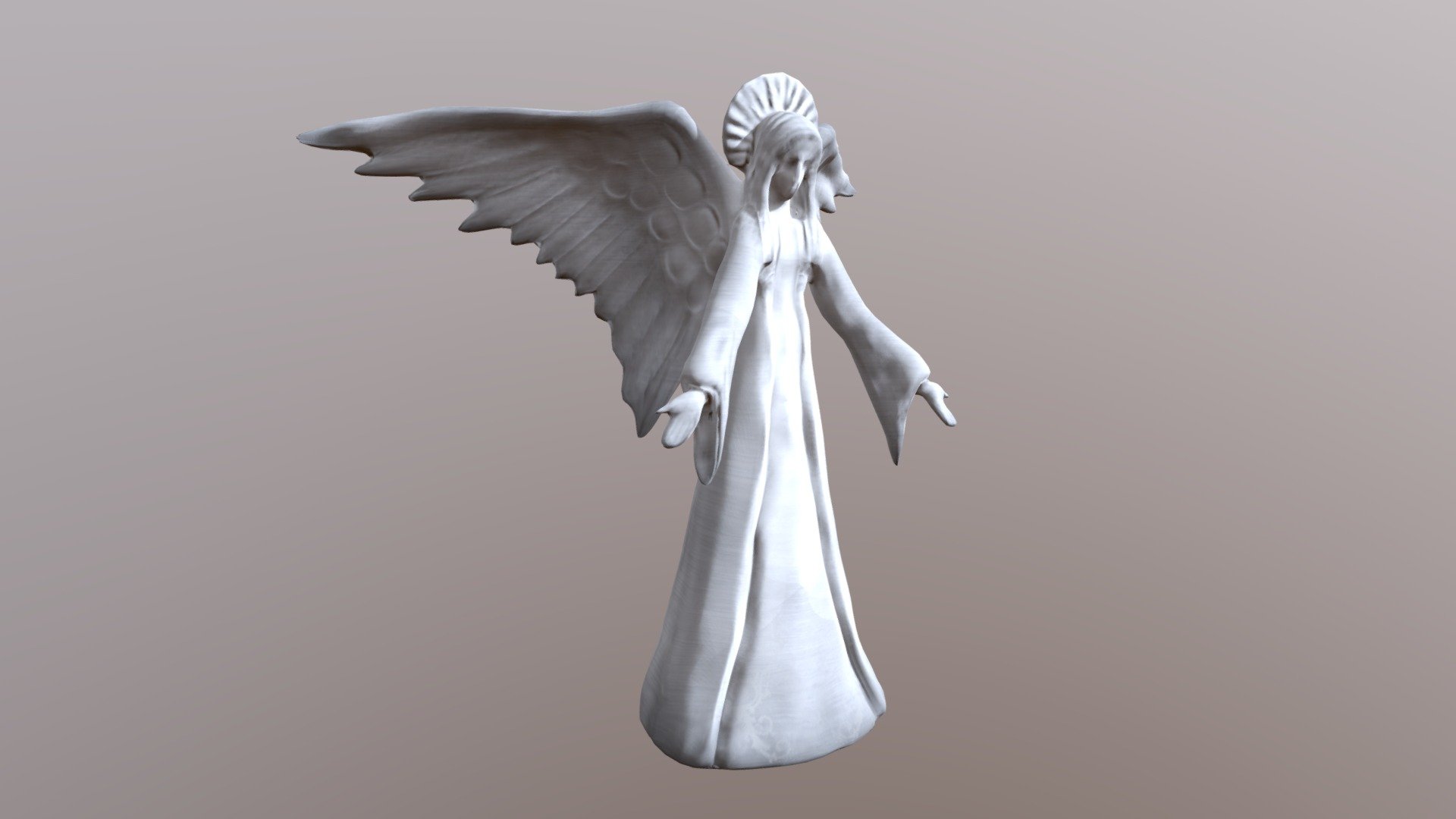 angel statue - angel statue - Download Free 3D model by vicente betoret ferrero (@deathcow) 3d model