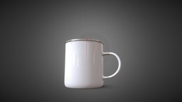 enamel cup mug, mugcup, tasse, enamel, cup, simple