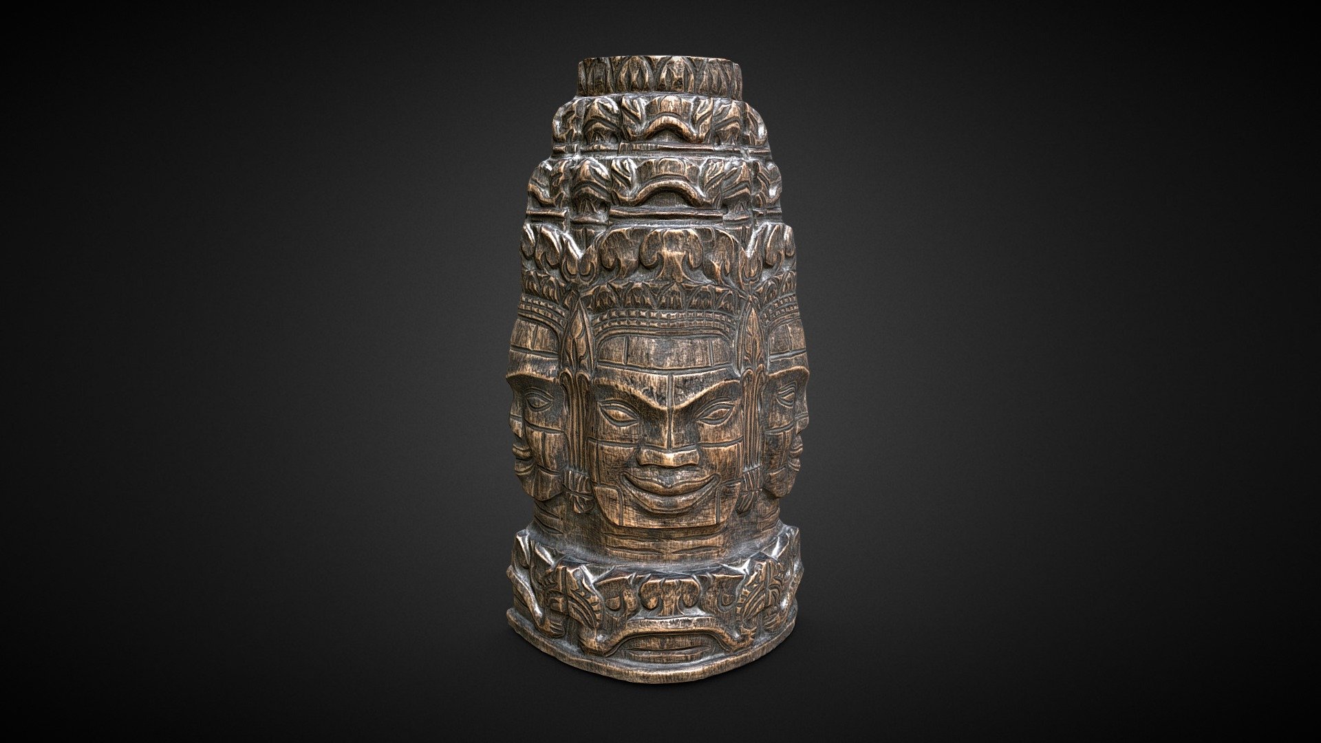 Photogrammetry Buddha Wood 3D Scan Lowpoly Model - Buddha Wood 3D Scan - Buy Royalty Free 3D model by grafi (@zdenkoroman) 3d model