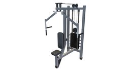 Peck Deck body, life, chest, fitness, gym, series, equipment, deck, press, exercise, trainer, training, machine, weight, workout, bodybuilder, peck, strenght, optima, pbr, low, poly, sport