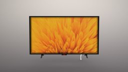 Low-poly LCD TV lcd, tv, challenge, television, 3december, low-poly, 3december2021, tv-time