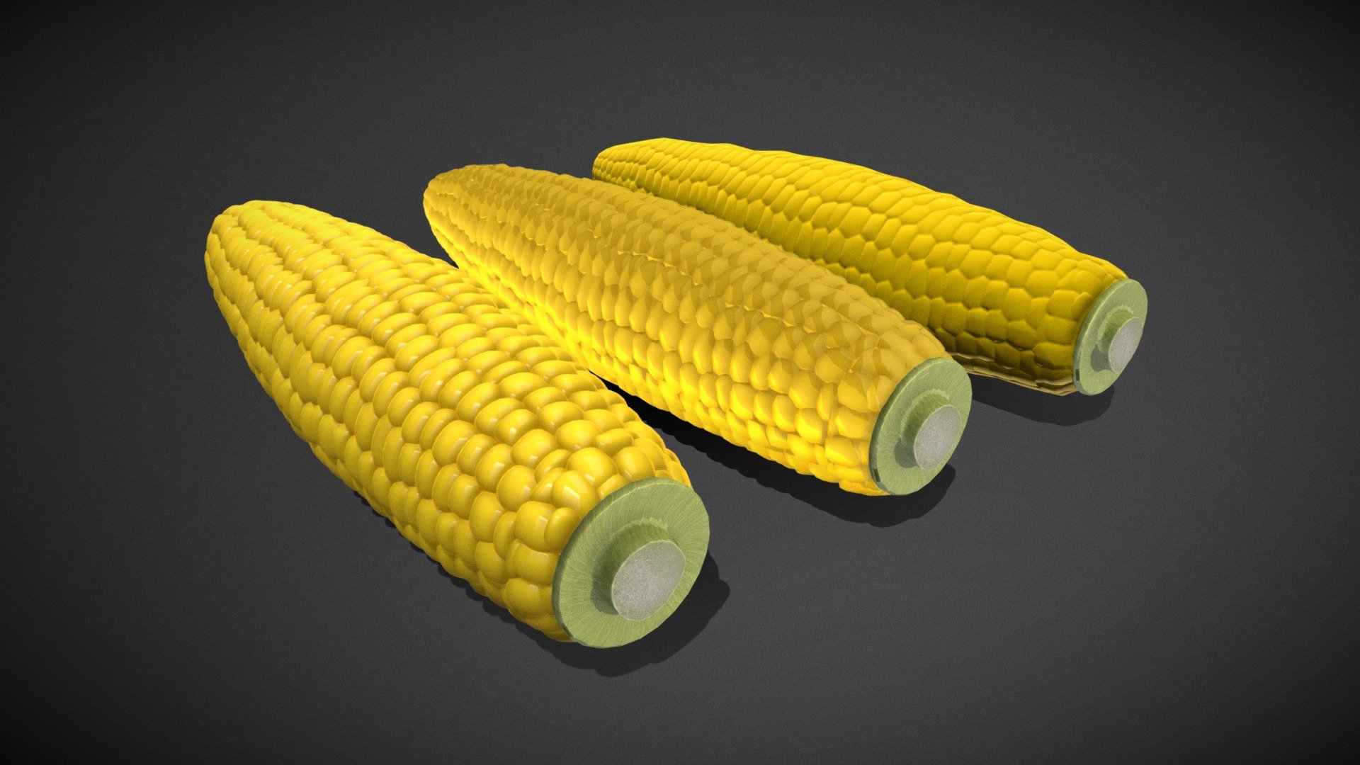 Corn Model  Low Res,Mid, and Hi res version 
Objects are grouped and named according to their real purpose, allowing the model to be rigged and animated easily. -Clean and optimized topology is used for maximum polygon efficiency. -Model is fully sub-dividable to allow Turbosmooth Iterations to increase mesh smoothness if needed. -All objects have fully unwrapped UVs 3d model