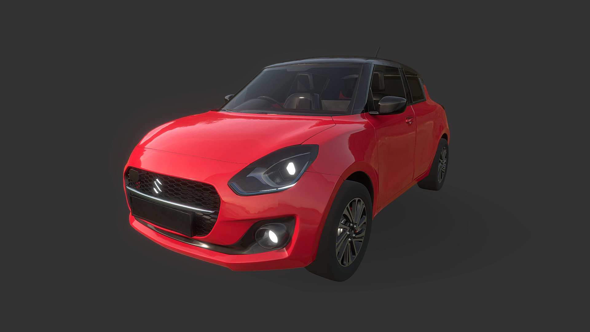 -Medium poly exterior model of Suzuki swift
-Basic interior 
-suitable for archi renderings, game assets etc - Suzuki swift 2018 model - 3D model by jineshbhaskaran (@arcdesignz) 3d model