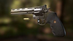 Colt Anaconda Revolver (Chrome)