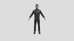 3D character for metaverse avatar, vr, 3dcharacter, sandbox, meta, metaverse, vrmodel, decentraland, character, man, mancharacter